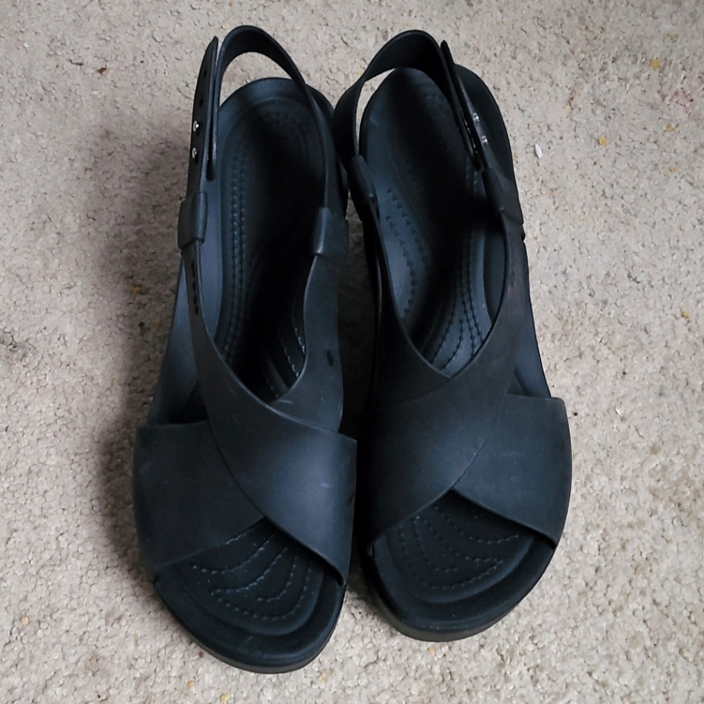 Crocs Brooklyn wedge sandals